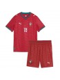 Otroški Nogometna dresi replika Portugalska Pedro Neto #18 Domači SP 2026 Kratek rokav (+ hlače)